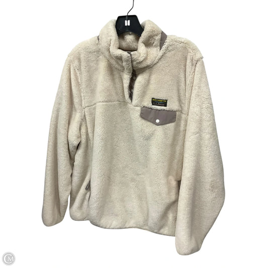 Sweatshirt Collar By L.l. Bean In Cream, Size: 2x