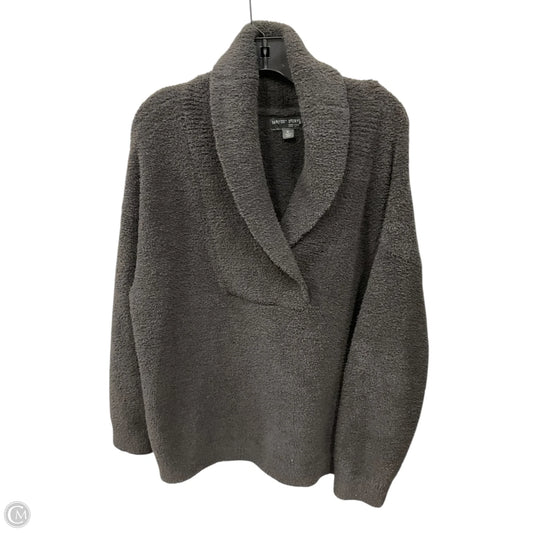 Sweatshirt Collar By Barefoot Dreams In Grey, Size: Xl