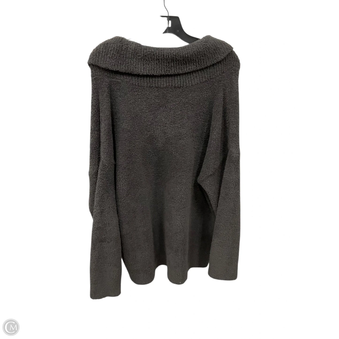 Sweatshirt Collar By Barefoot Dreams In Grey, Size: Xl