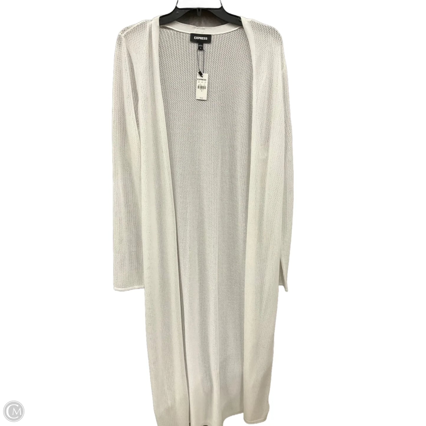 Cardigan By Express In White, Size: M