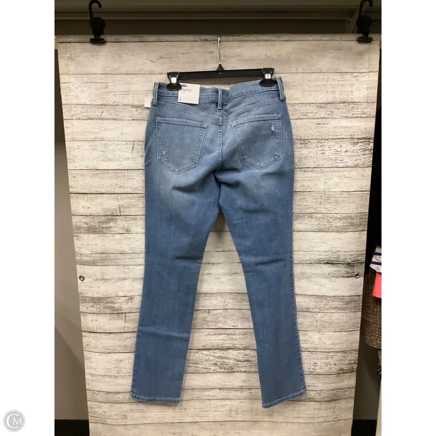 Jeans Straight By Old Navy In Blue Denim, Size: 6