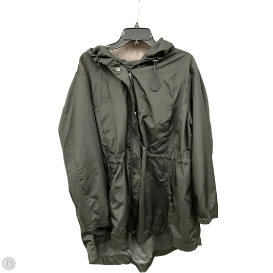 Jacket Windbreaker By Ava & Viv In Black, Size: 2x