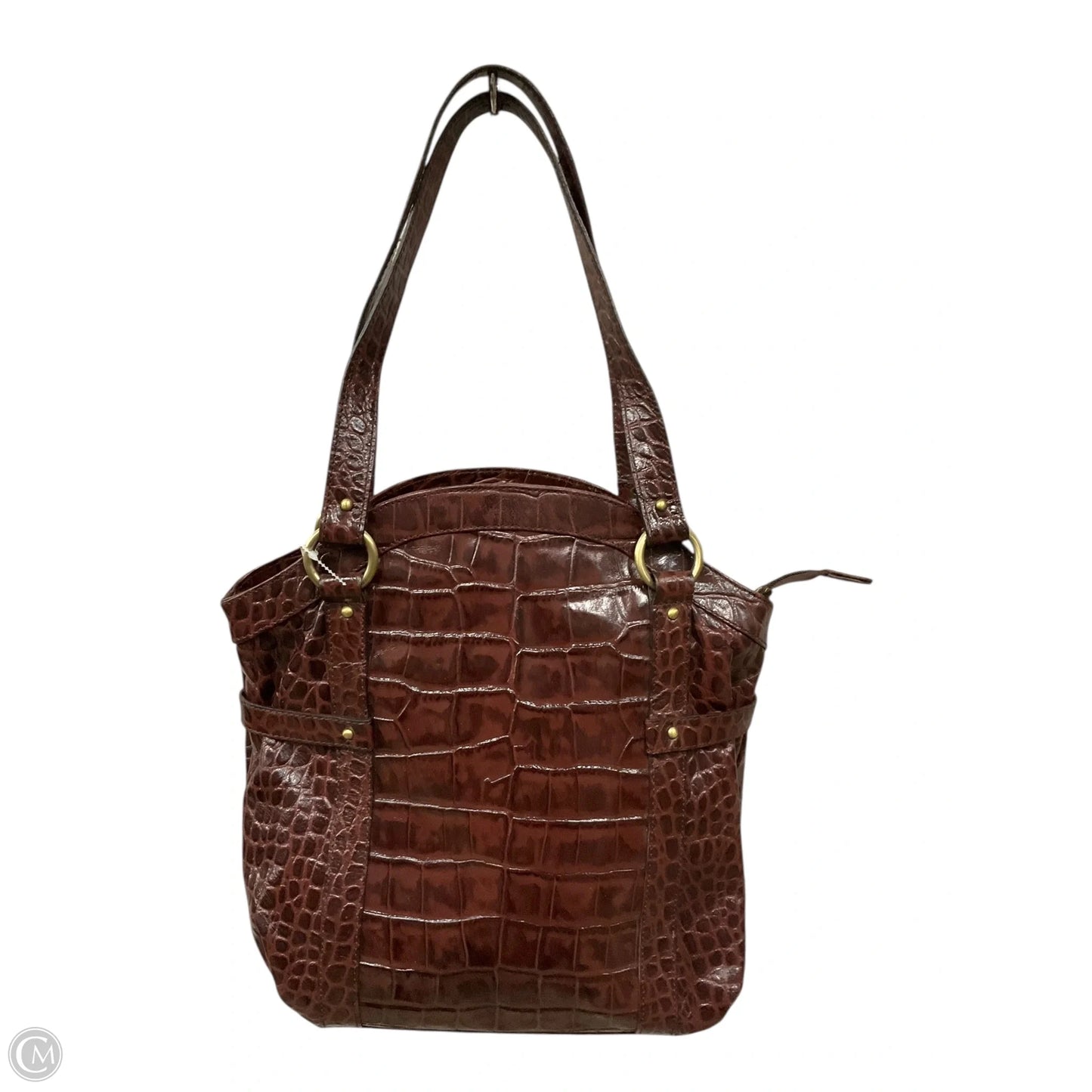 Handbag Leather By Clothes Mentor, Size: Medium
