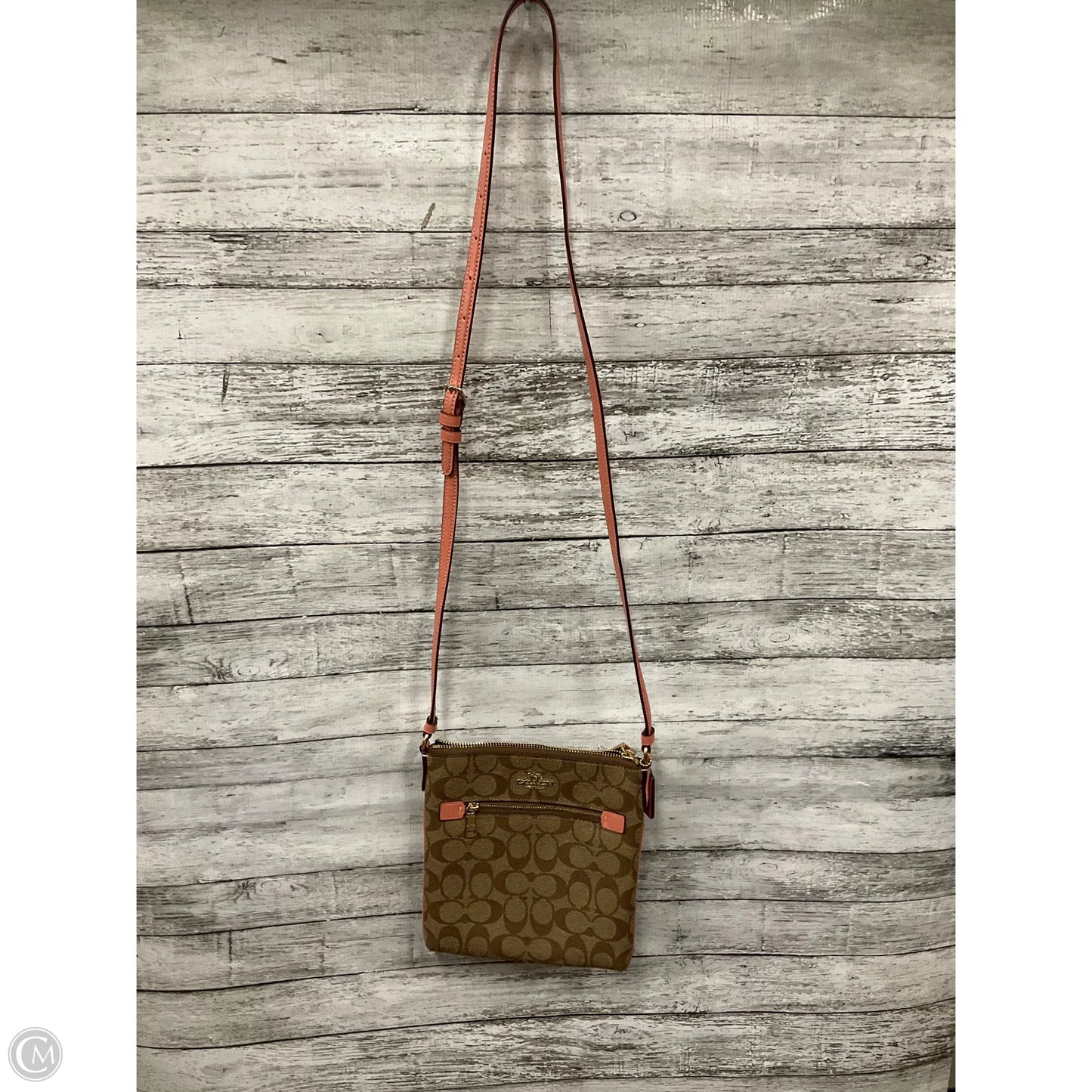 Crossbody Designer By Coach, Size: Medium