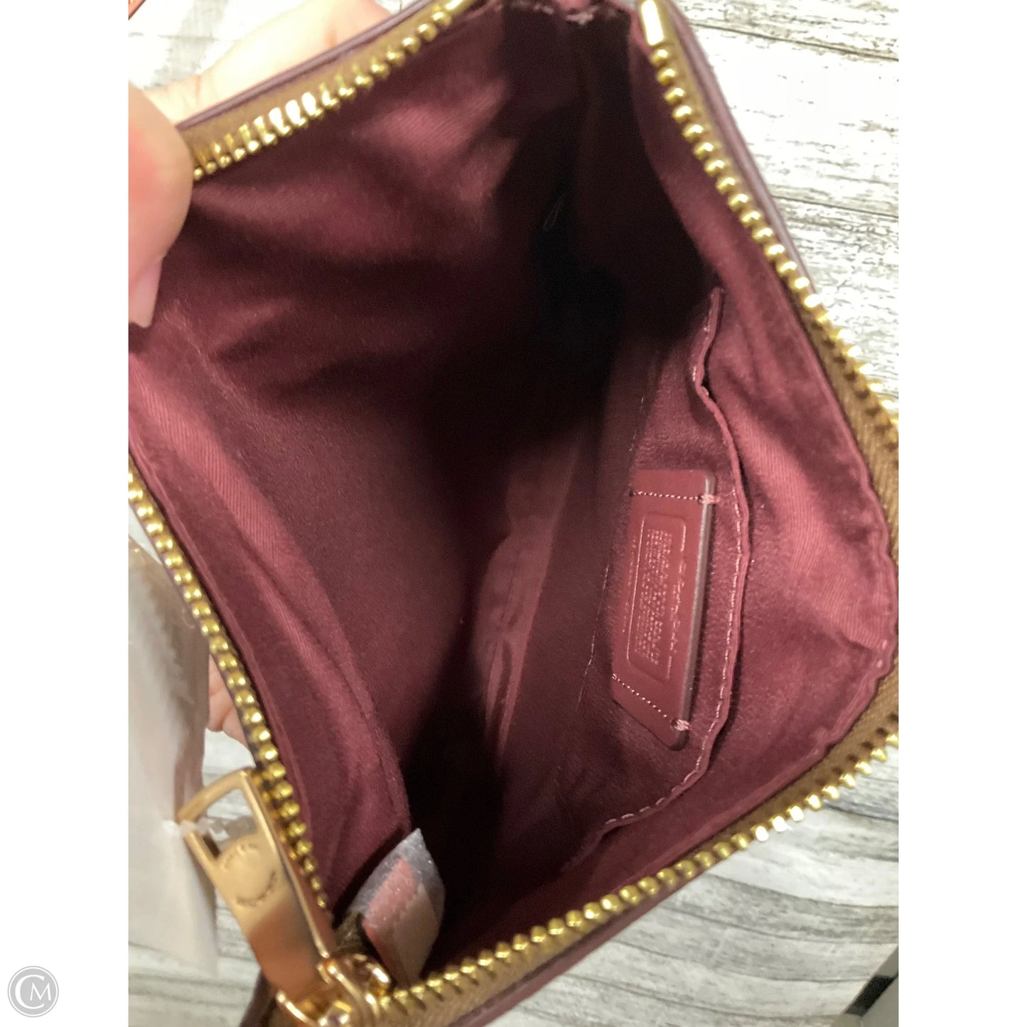 Crossbody Designer By Coach, Size: Medium