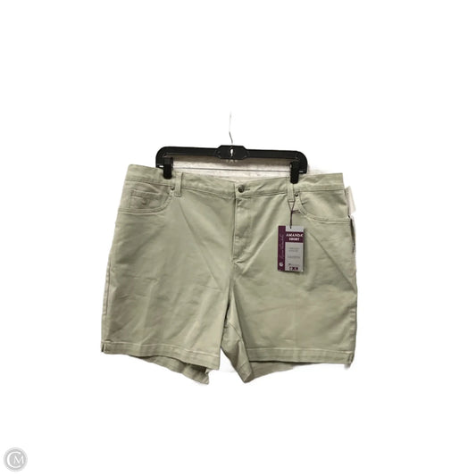 Shorts By Gloria Vanderbilt In Grey, Size: 18