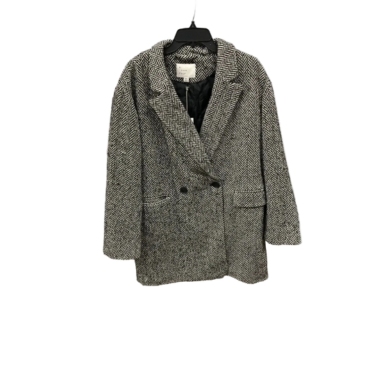 Coat Peacoat By A New Day In Grey, Size: Xxl
