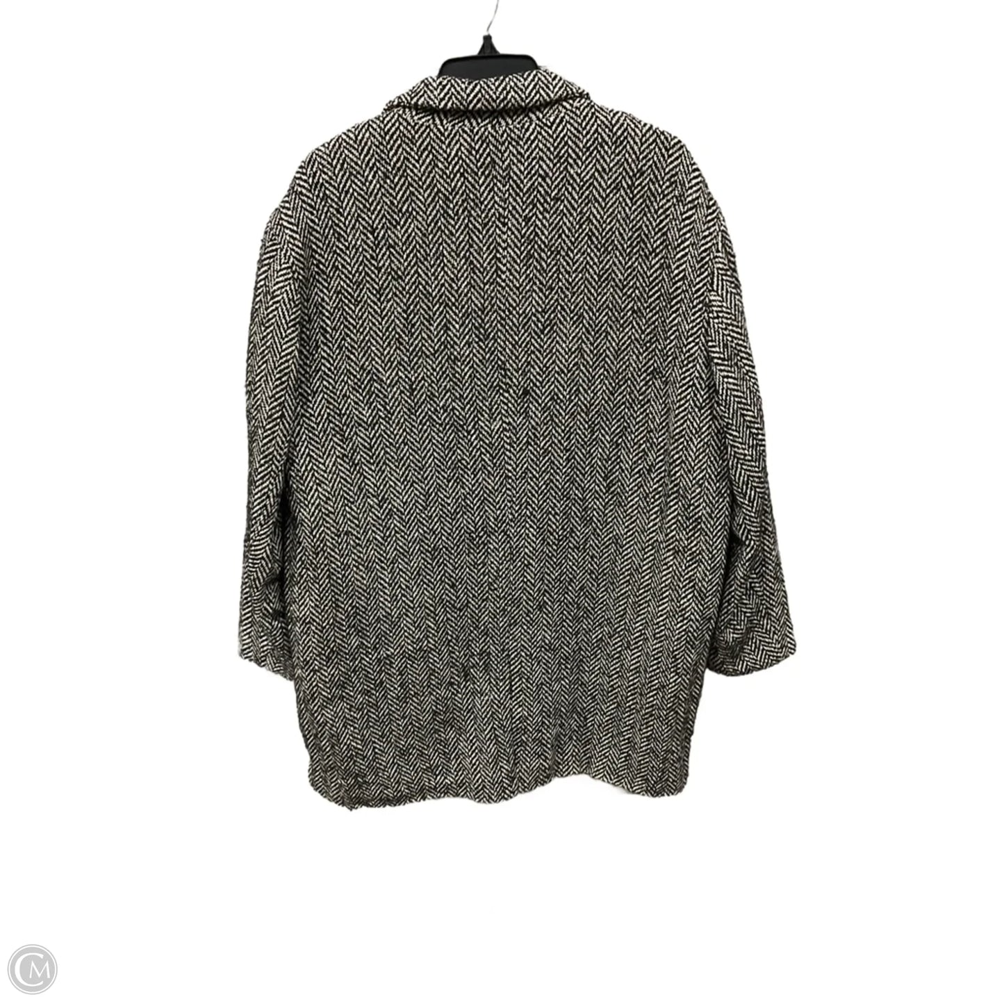 Coat Peacoat By A New Day In Grey, Size: Xxl