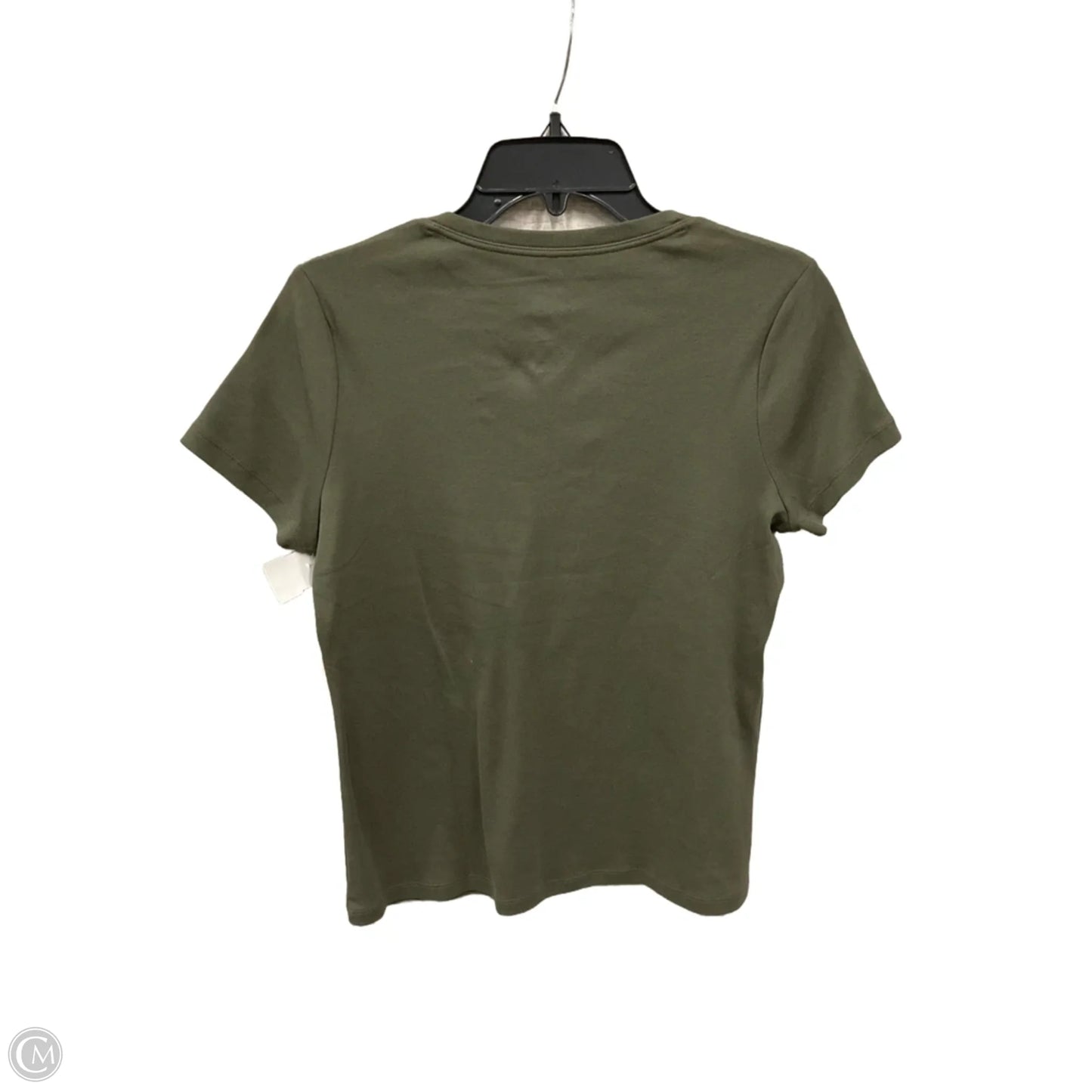 Top Short Sleeve Basic By St Johns Bay In Green, Size: M