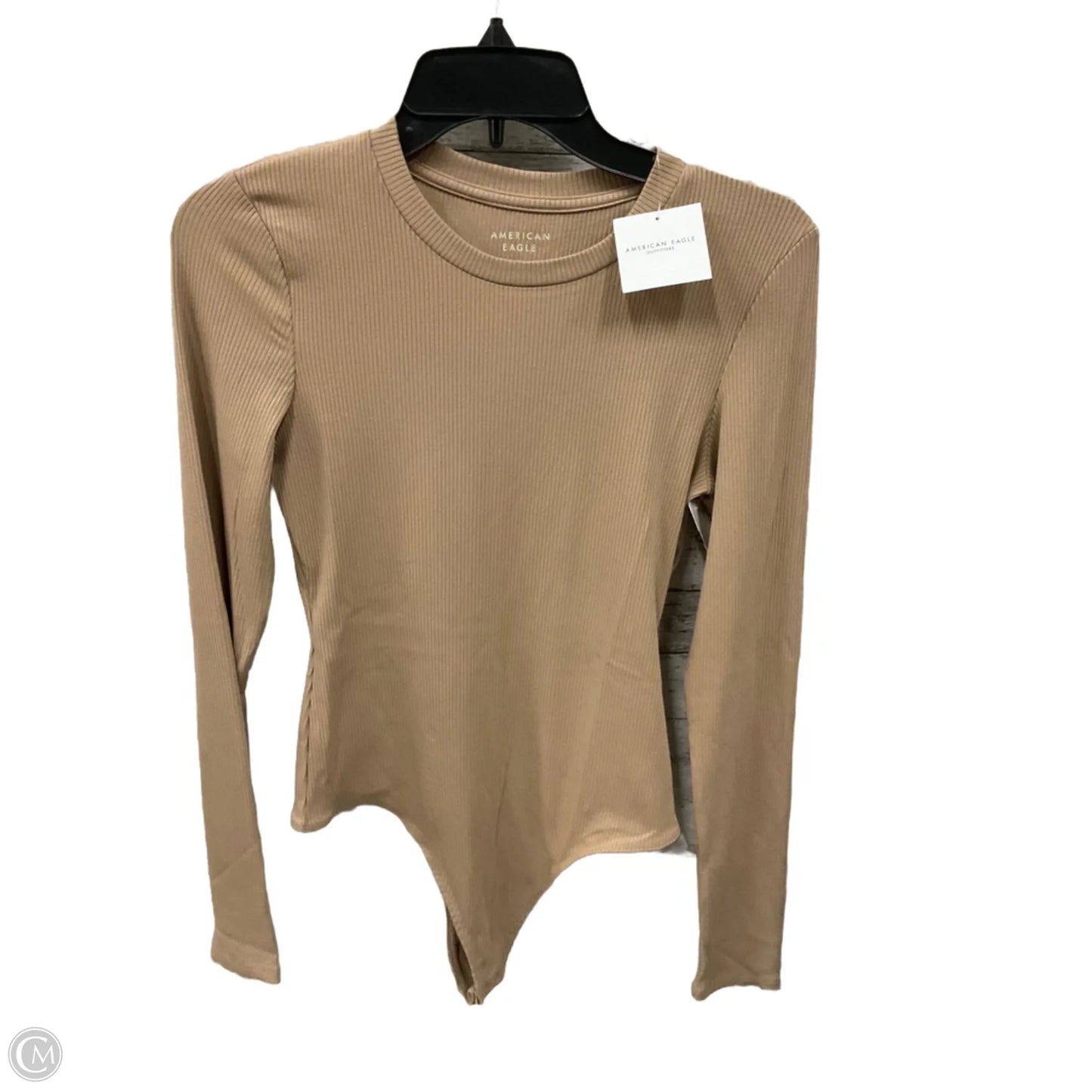 Bodysuit By American Eagle In Tan, Size: M