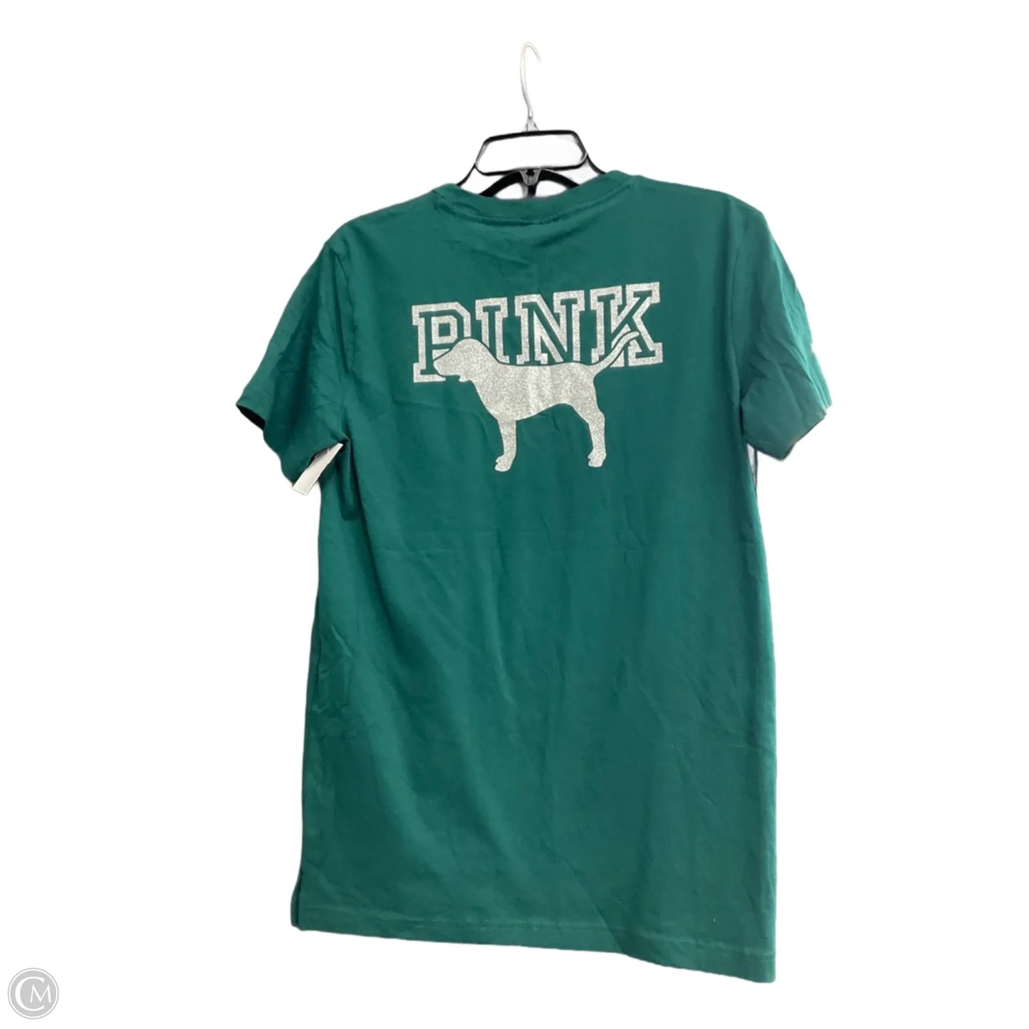 Top Short Sleeve Basic By Pink In Green, Size: Xs