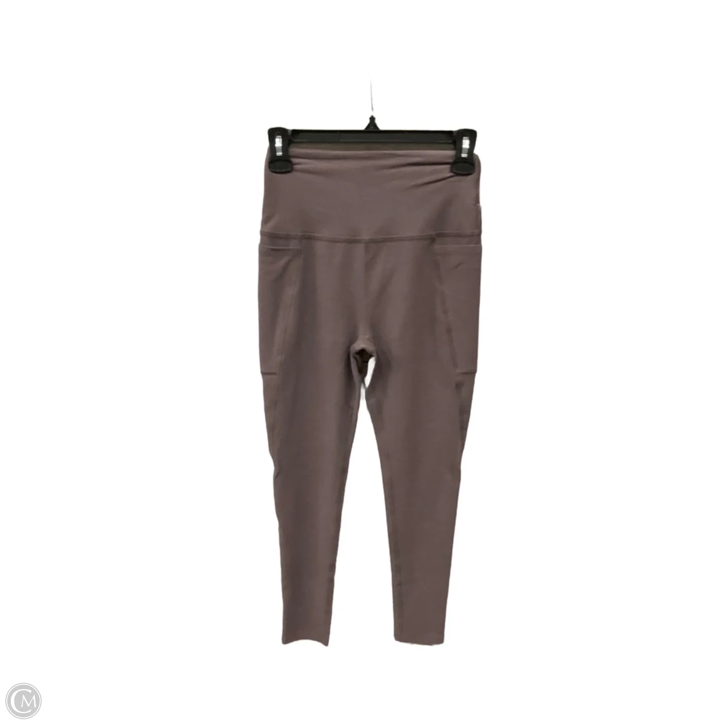 Athletic Leggings By Beyond Yoga In Grey, Size: M