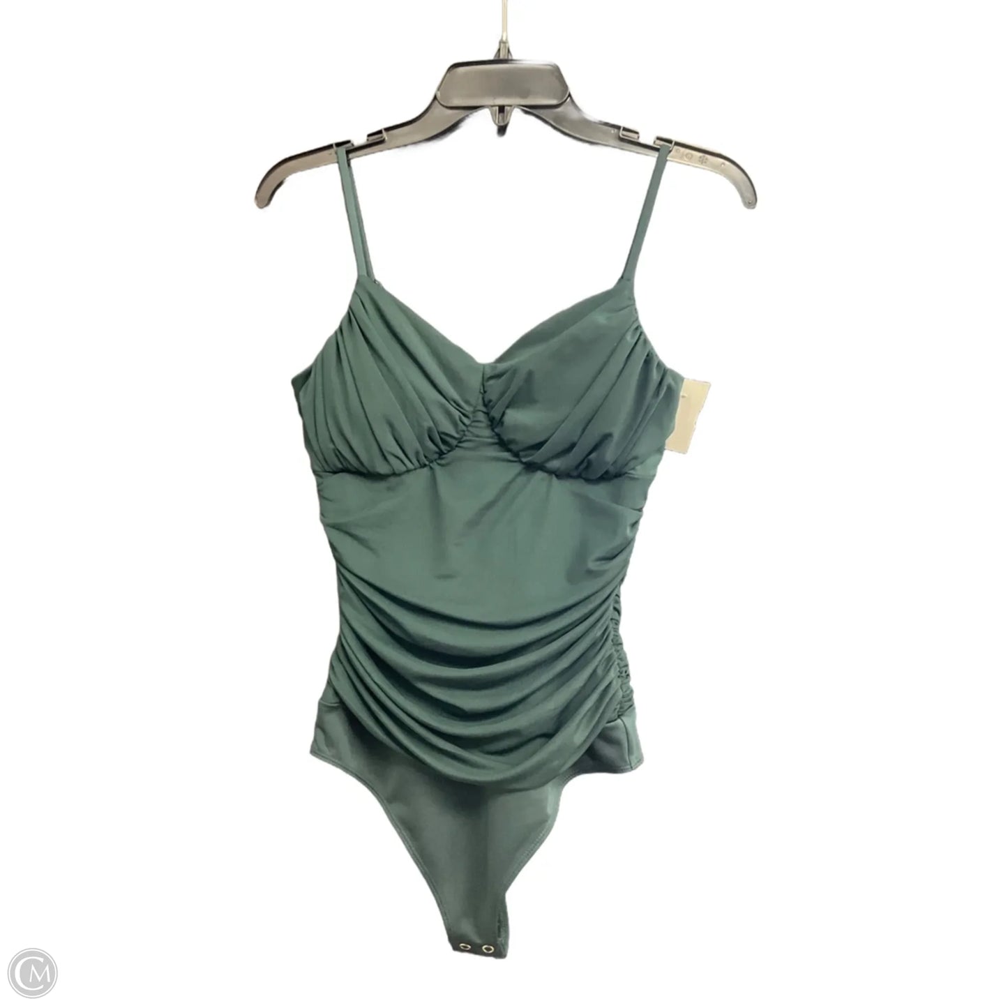 Bodysuit By Express In Green, Size: S