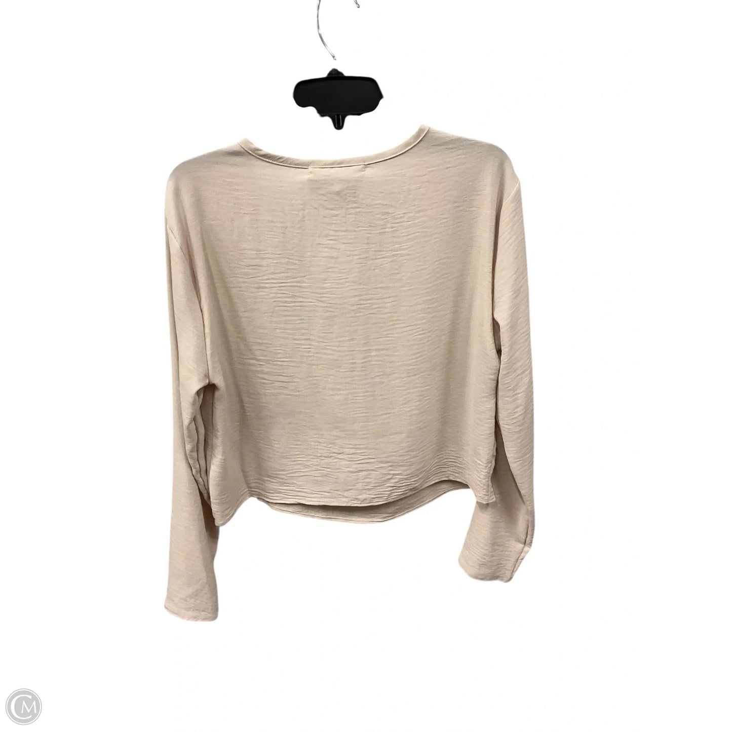 Top Long Sleeve By Clothes Mentor In Tan, Size: S