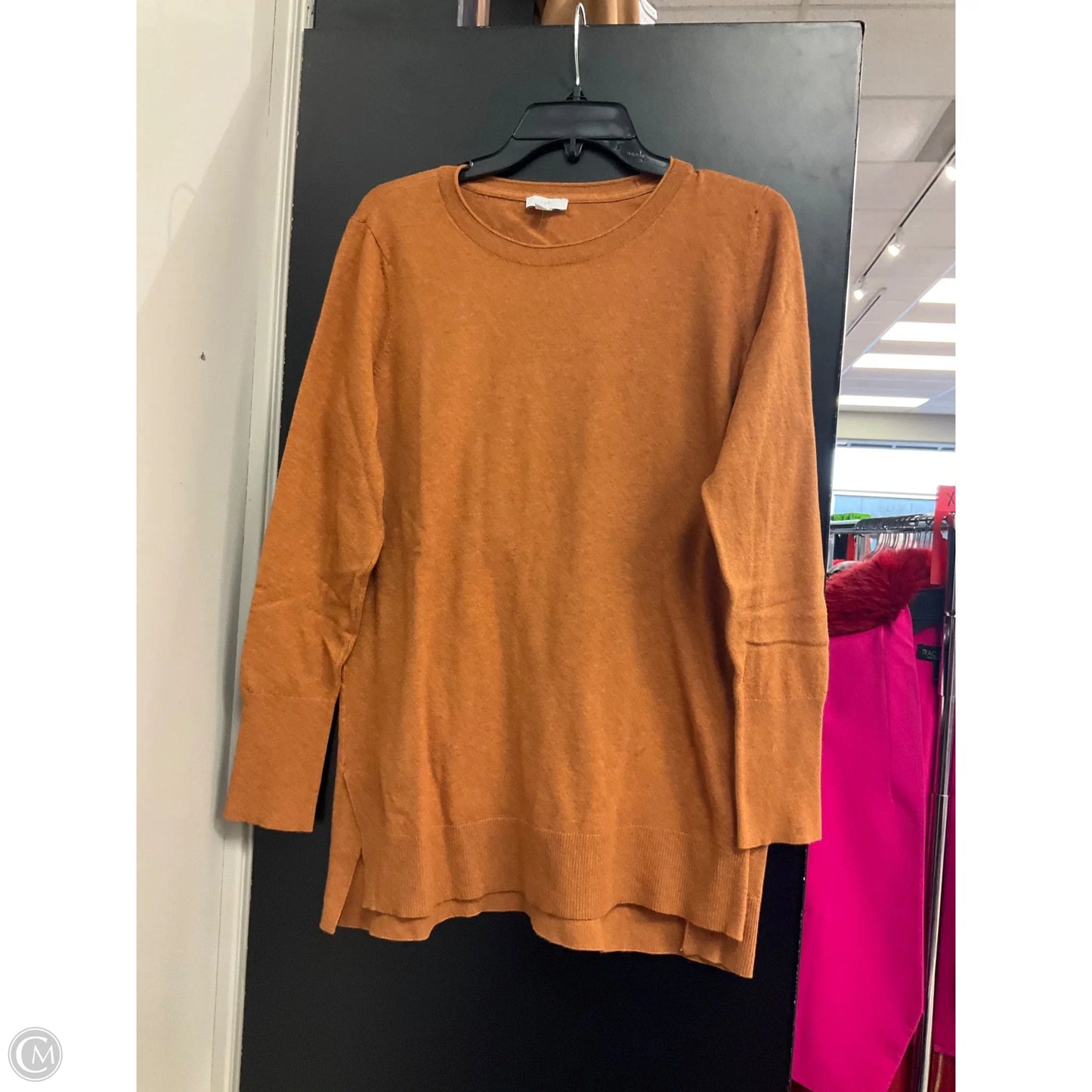 Top Long Sleeve Basic By J. Jill In Orange, Size: Mp