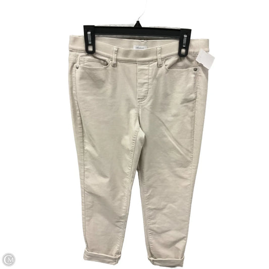Pants Corduroy By J. Jill In Cream, Size: Sp