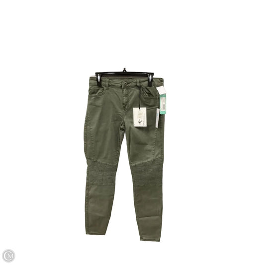 Jeans Skinny By Pistola In Green Denim, Size: 8