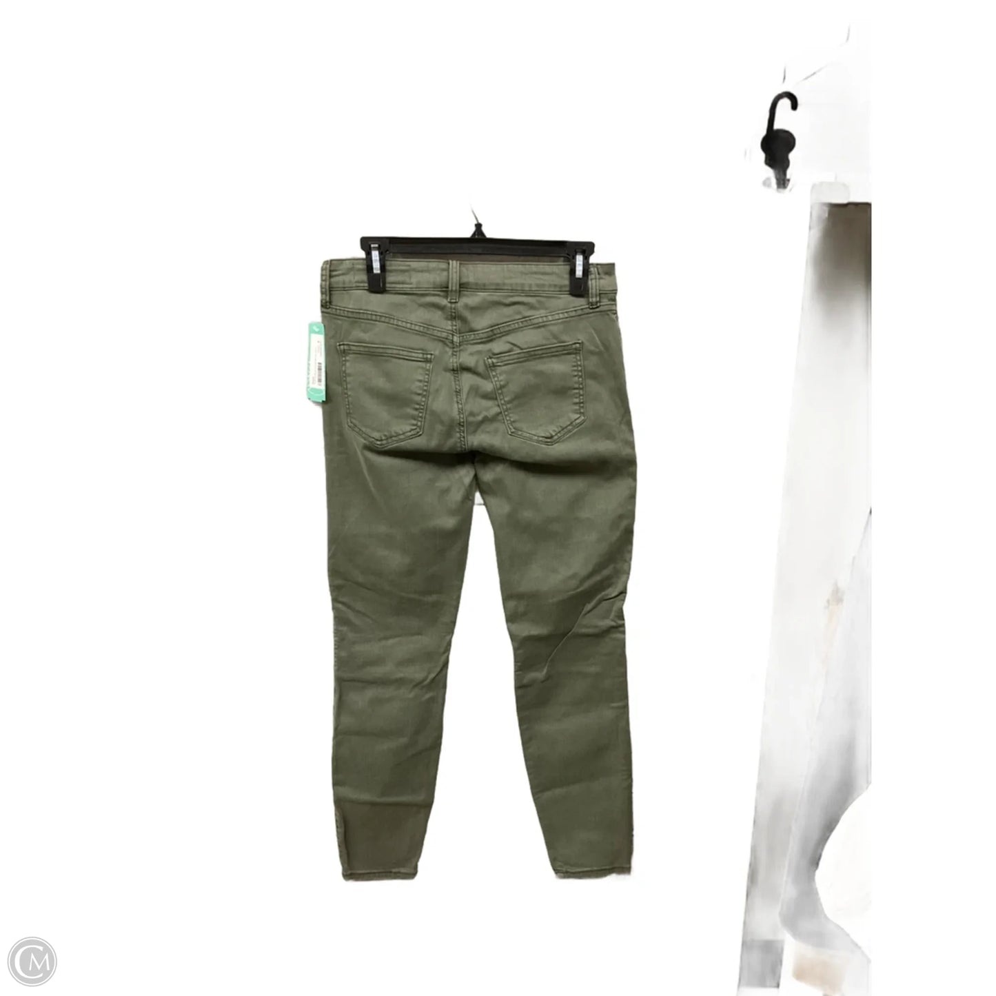 Jeans Skinny By Pistola In Green Denim, Size: 8