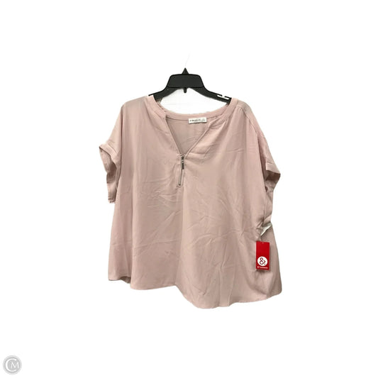 Top Sleeveless By 89th And Madison In Pink, Size: 2x