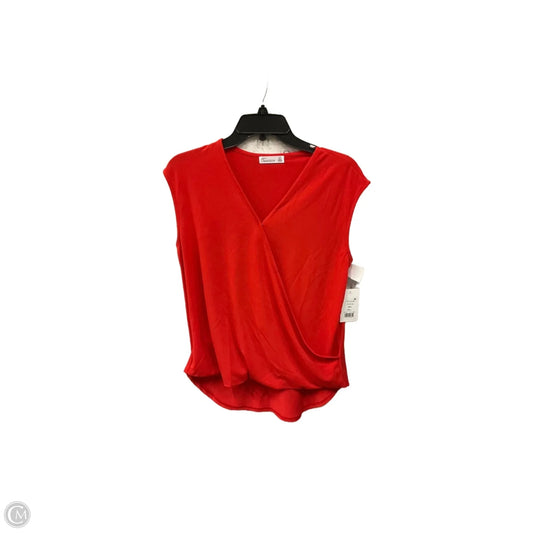 Top Short Sleeve By 89th And Madison In Red, Size: Sp