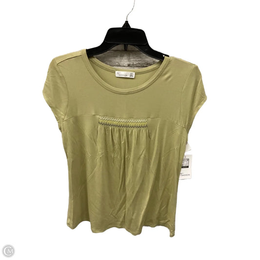 Top Short Sleeve Basic By 89th And Madison In Green, Size: Xs