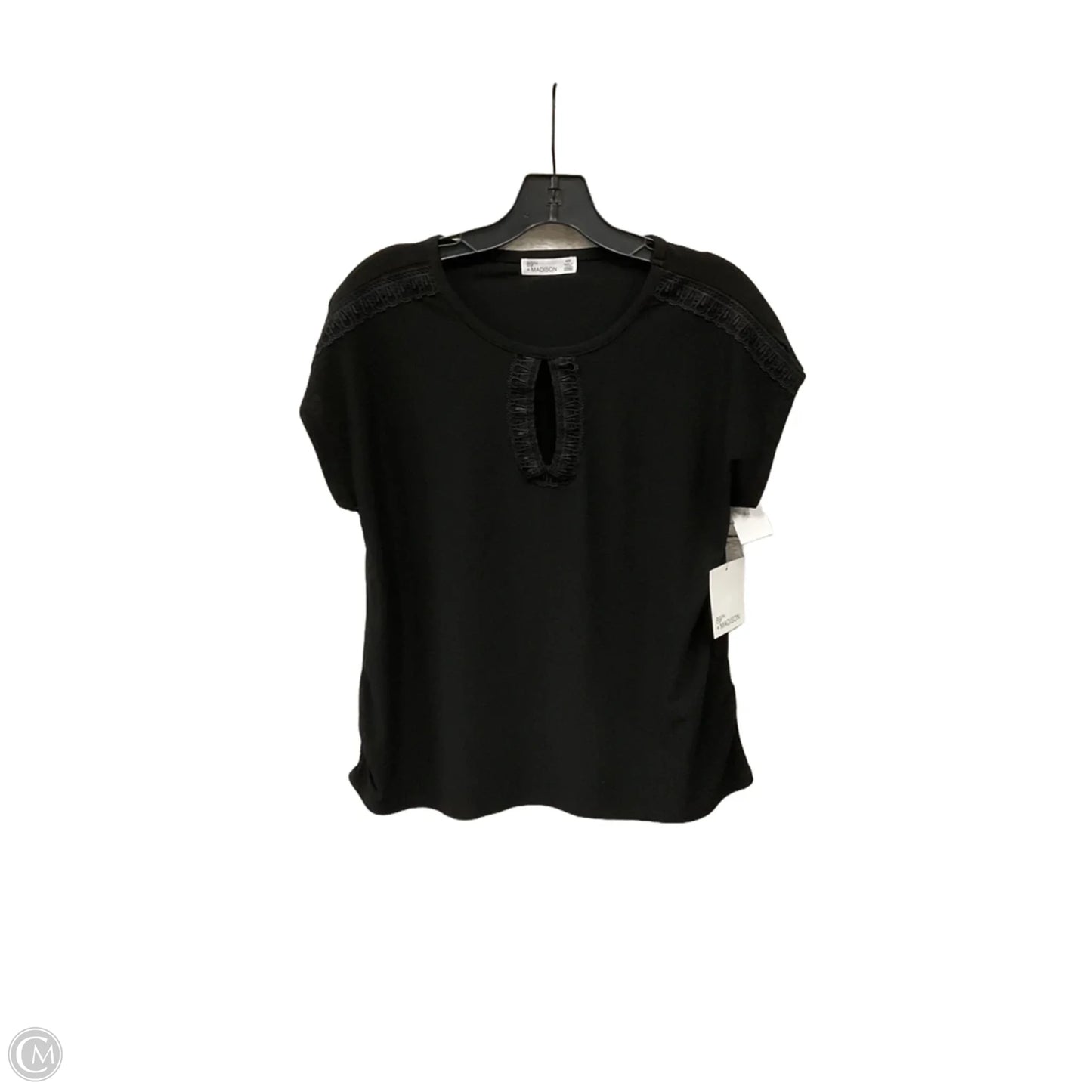 Top Short Sleeve Basic By 89th And Madison In Black, Size: M