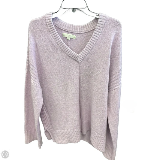 Sweater By Loft In Purple, Size: Xxl