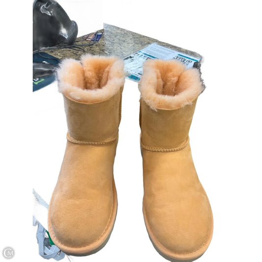Boots Designer By Ugg In Orange, Size: 6
