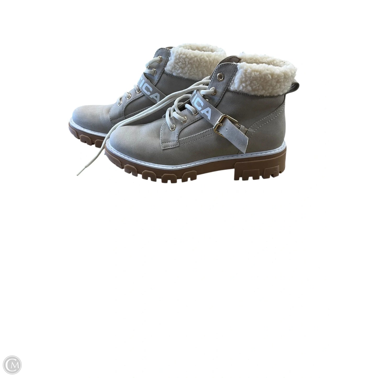 Boots Ankle Flats By Nautica In Beige, Size: 7.5