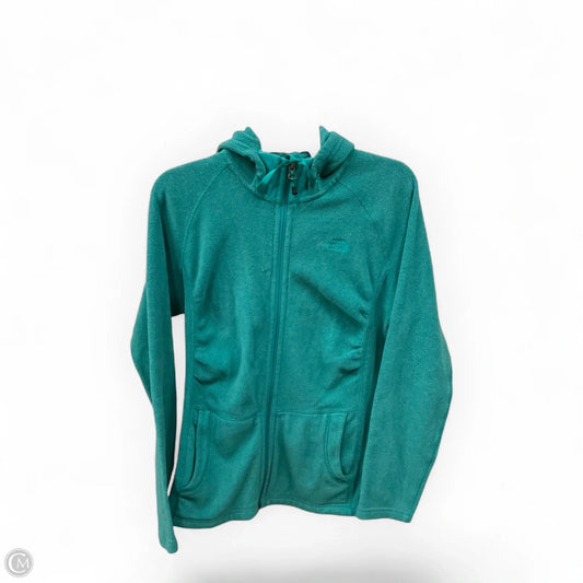 Athletic Jacket By The North Face In Teal, Size: M