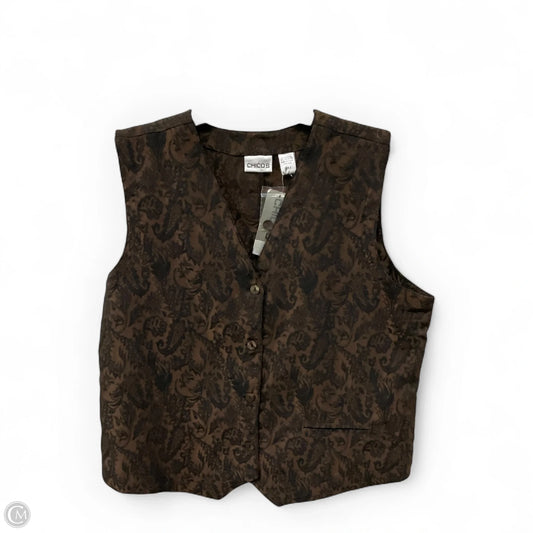 Vest Other By Chicos In Brown, Size: L