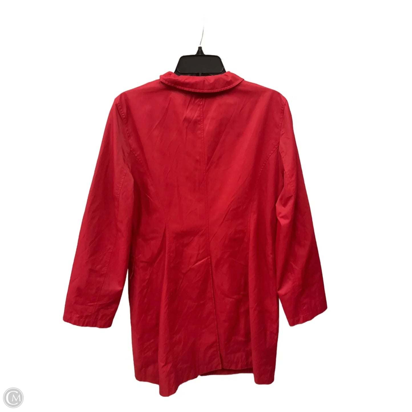 Coat Trench Coat By Michael By Michael Kors In Red, Size: M
