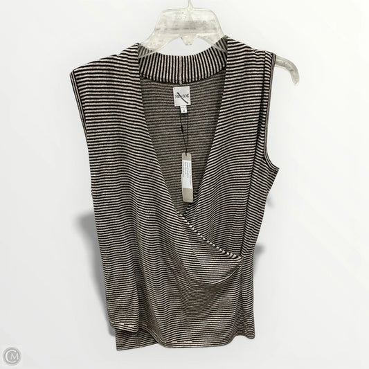 Top Sleeveless By Nic + Zoe In Black & Brown, Size: M