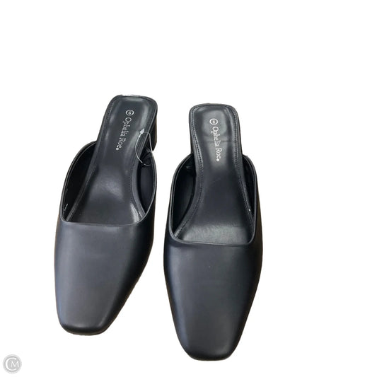 Shoes Heels Block By Ophelia Roe In Black, Size: 9