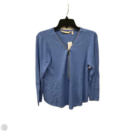 Top Long Sleeve By Soft Surroundings In Blue, Size: M