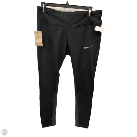 Athletic Leggings By Nike Apparel In Black, Size: L