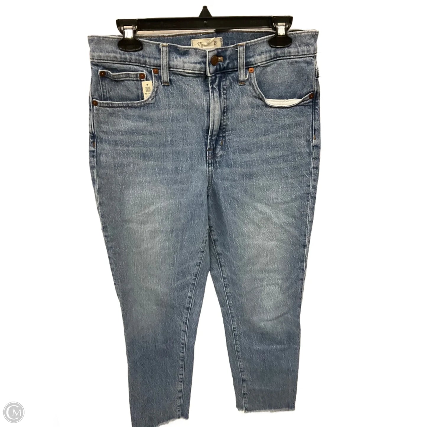 Jeans Cropped By Madewell In Blue Denim, Size: 6