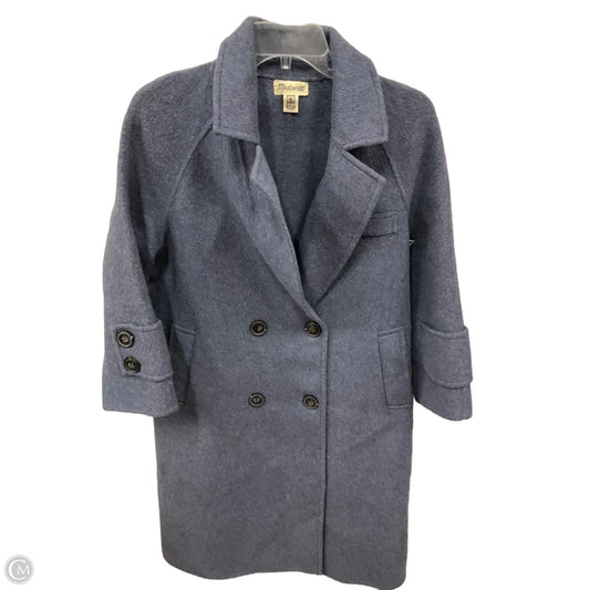 Coat Peacoat By Madewell In Blue, Size: S