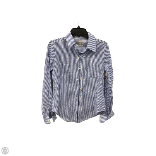 Blouse Designer By Lilly Pulitzer In Blue, Size: Xxs