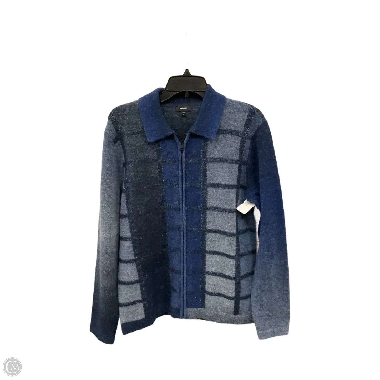 Jacket Other By Express In Blue, Size: M