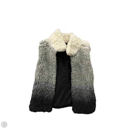 Vest Faux Fur & Sherpa By White House Black Market In Grey, Size: Sp