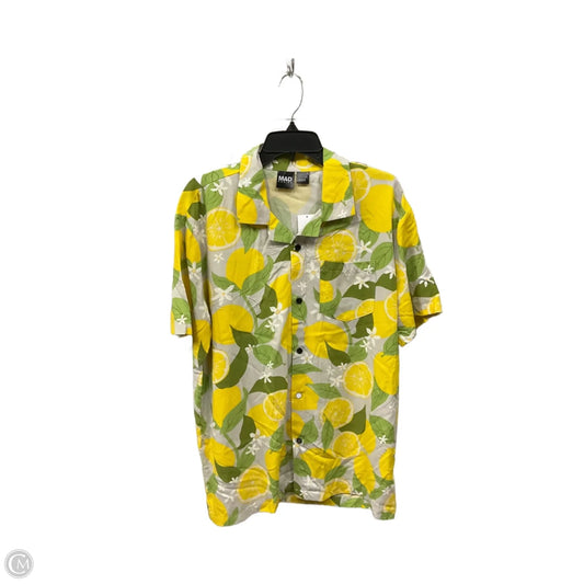 Blouse Short Sleeve By Clothes Mentor In Multi-colored, Size: L