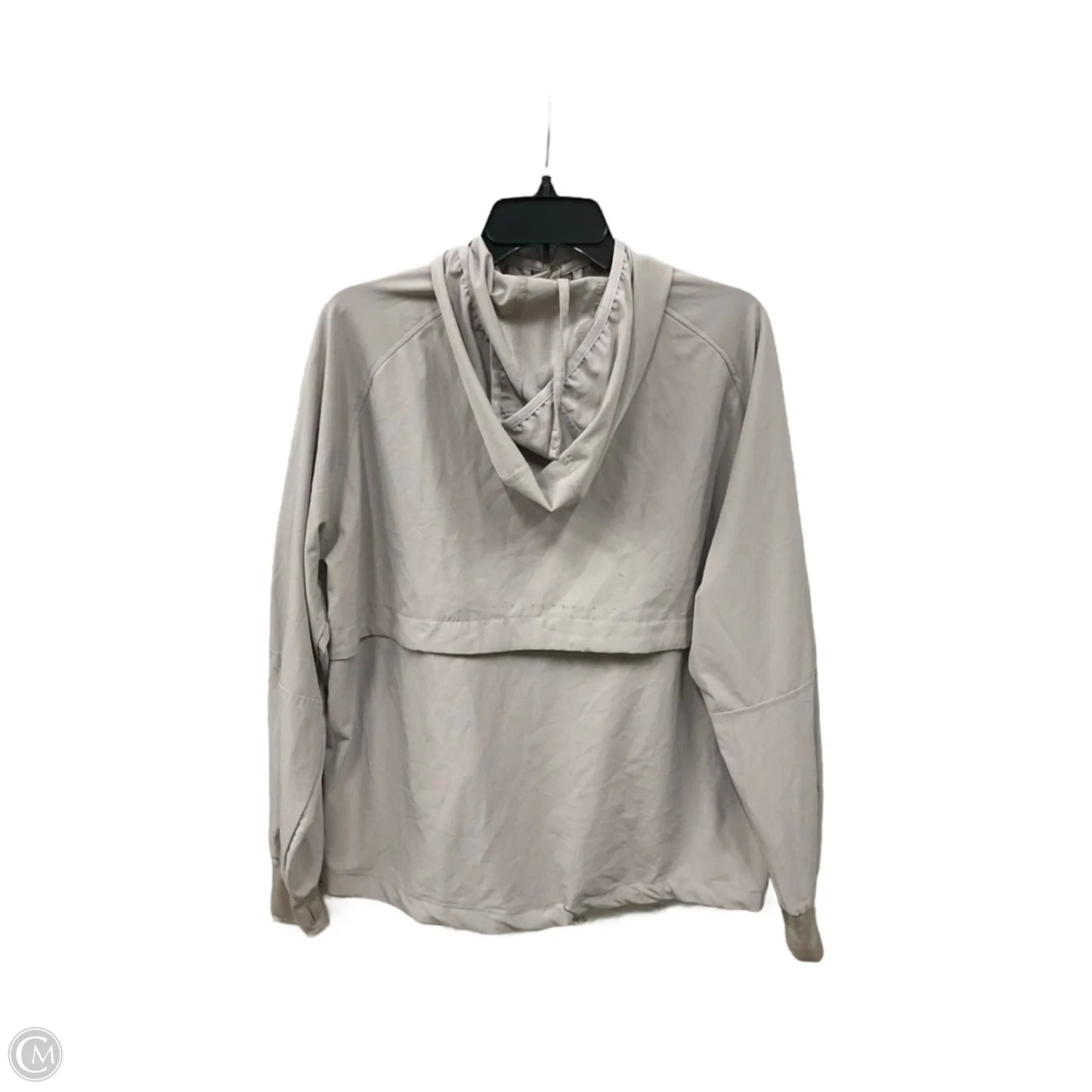 Athletic Jacket By H&m In Beige, Size: S