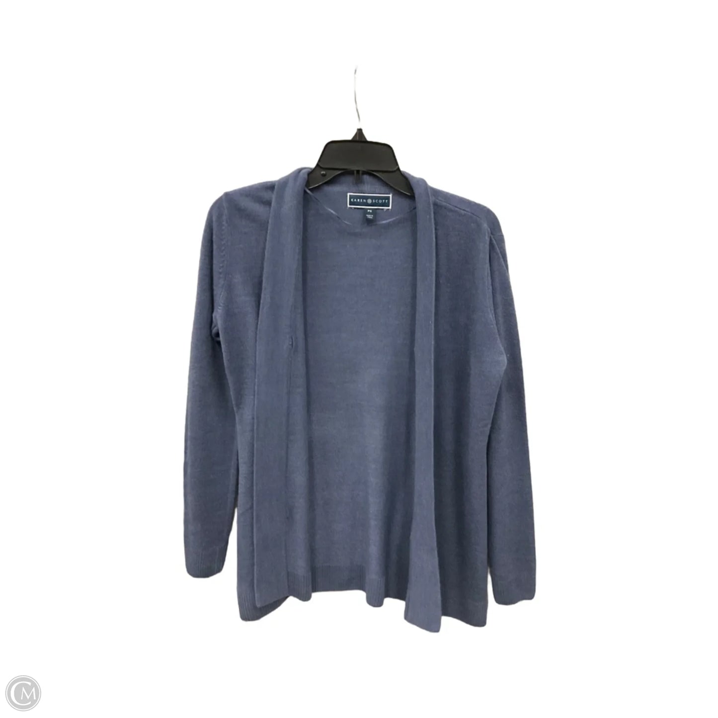 Cardigan By Karen Scott In Blue, Size: Sp