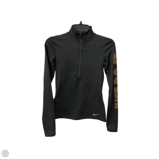 Athletic Sweatshirt Collar By Nike Apparel In Black, Size: Xs