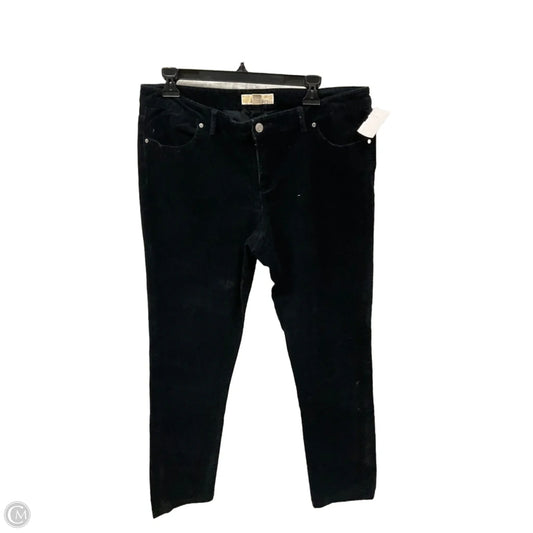 Pants Corduroy By Michael By Michael Kors In Black, Size: 12