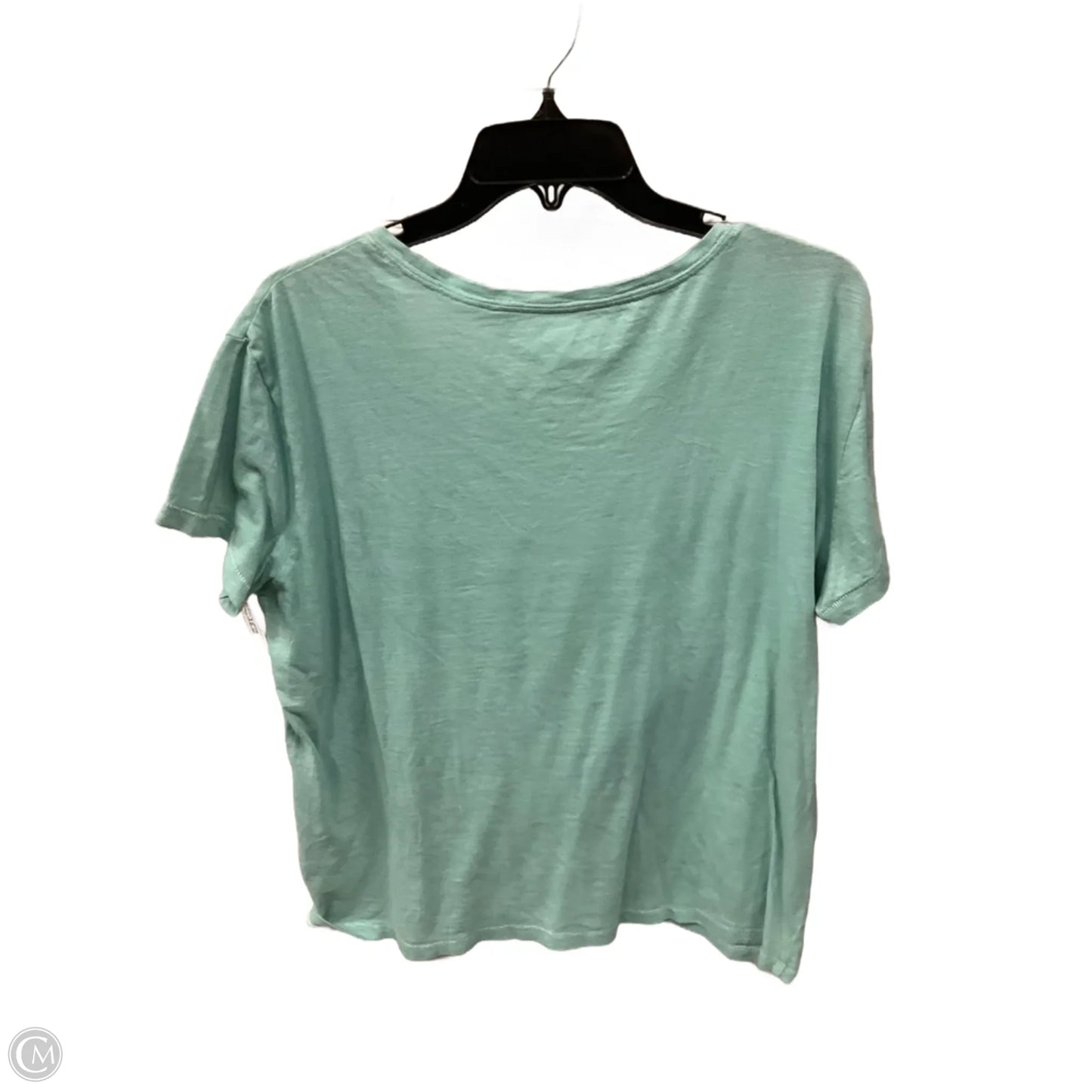Top Short Sleeve Basic By Vineyard Vines In Teal, Size: L