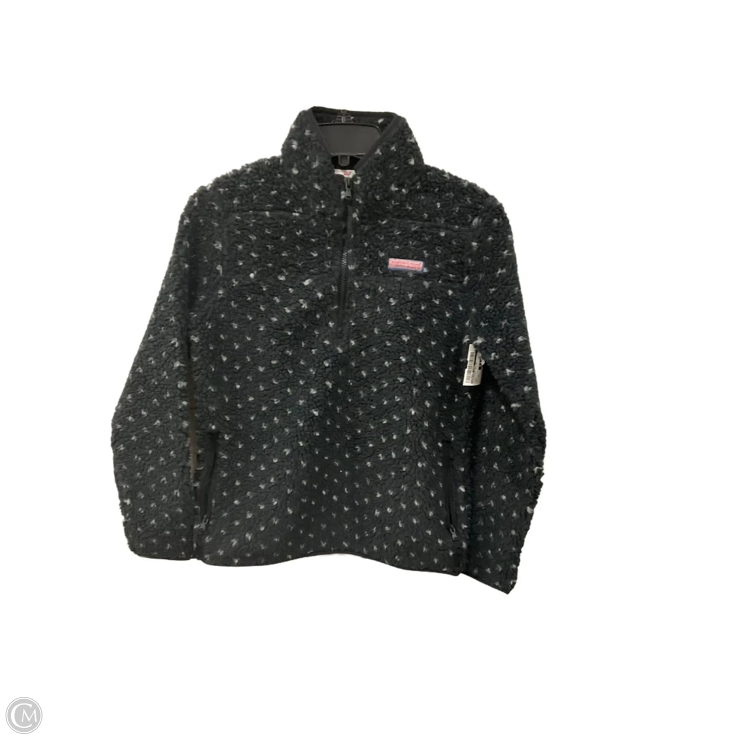 Sweatshirt Collar By Vineyard Vines In Black, Size: Xxs