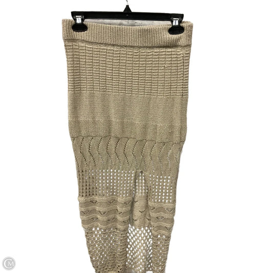 Skirt Maxi By Clothes Mentor In Gold, Size: 8
