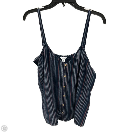 Top Sleeveless By Sonoma In Blue, Size: Xl